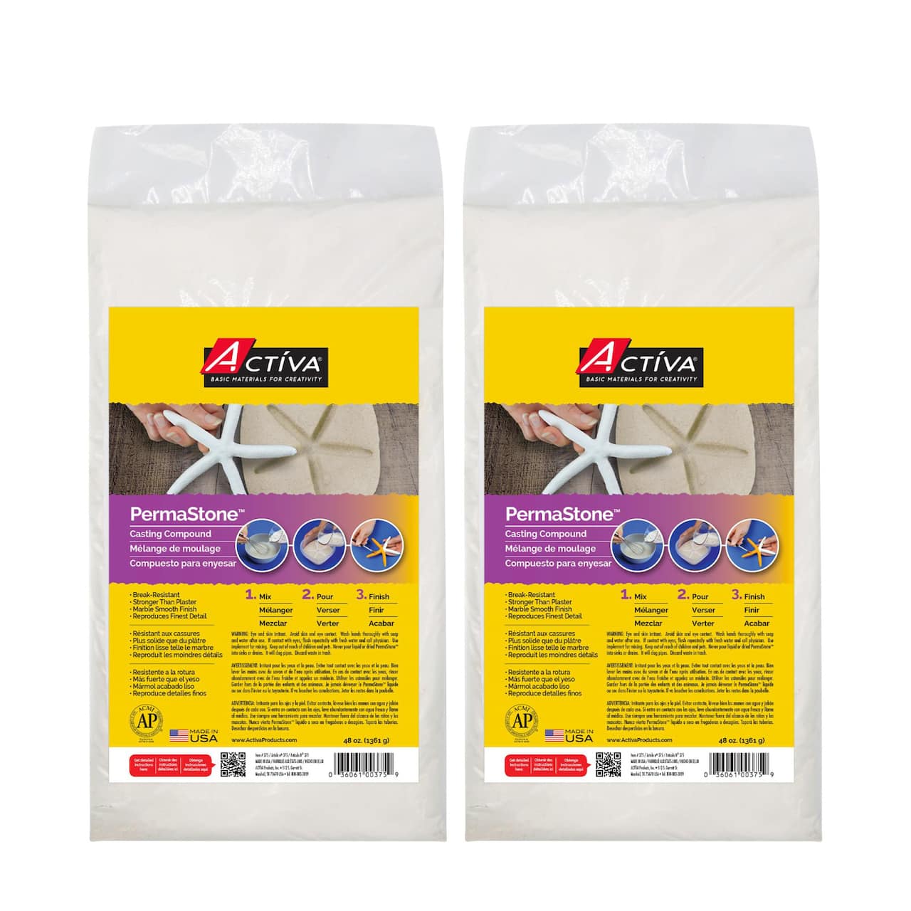 ACTÍVA® PermaStone™ 48oz. Casting Compound, 2ct.